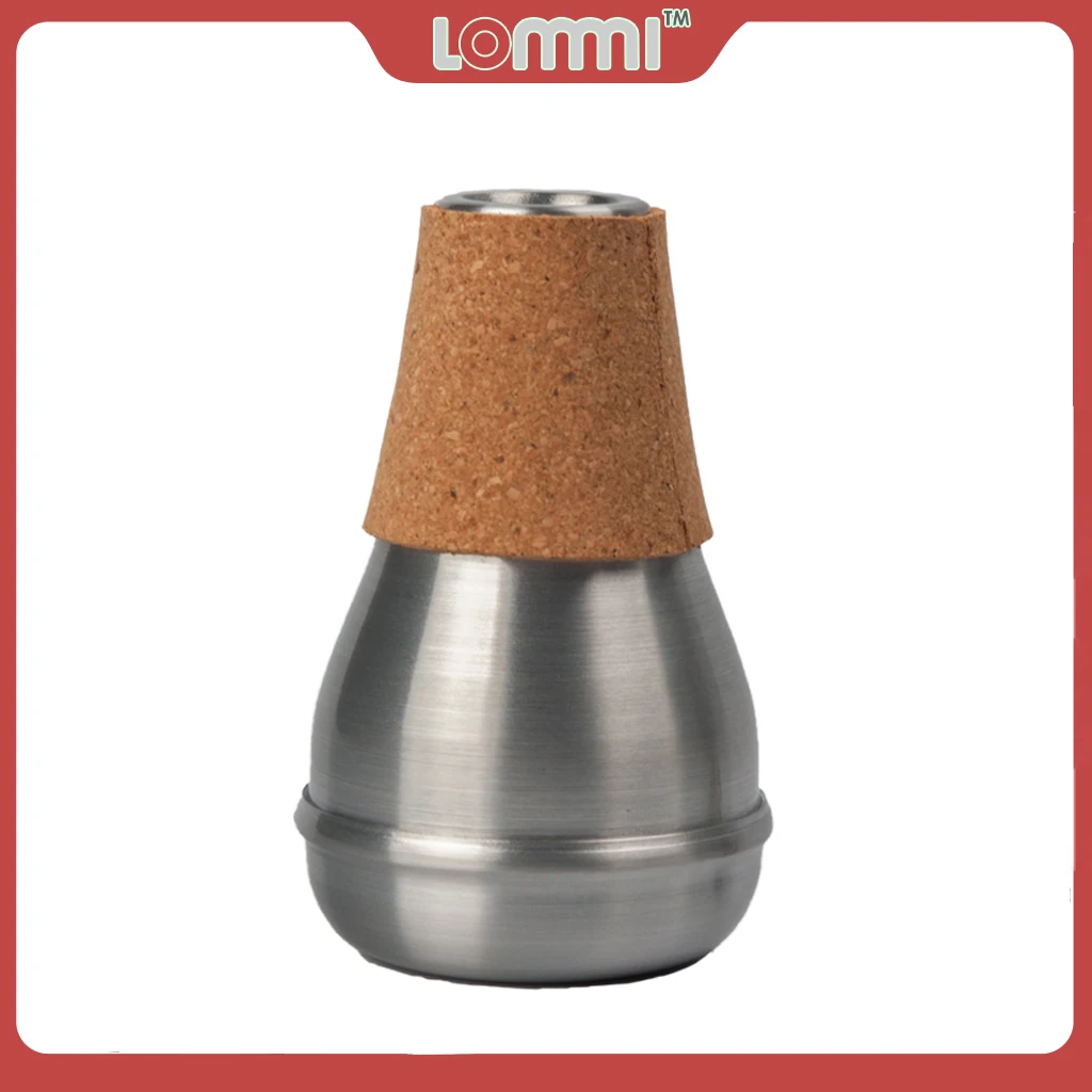 LOMMI Aluminum Trumpet Mute Straight Trumpet Silencer Best Stage Performance or Home PracticeTrumpet Mute Trumpet Accessories