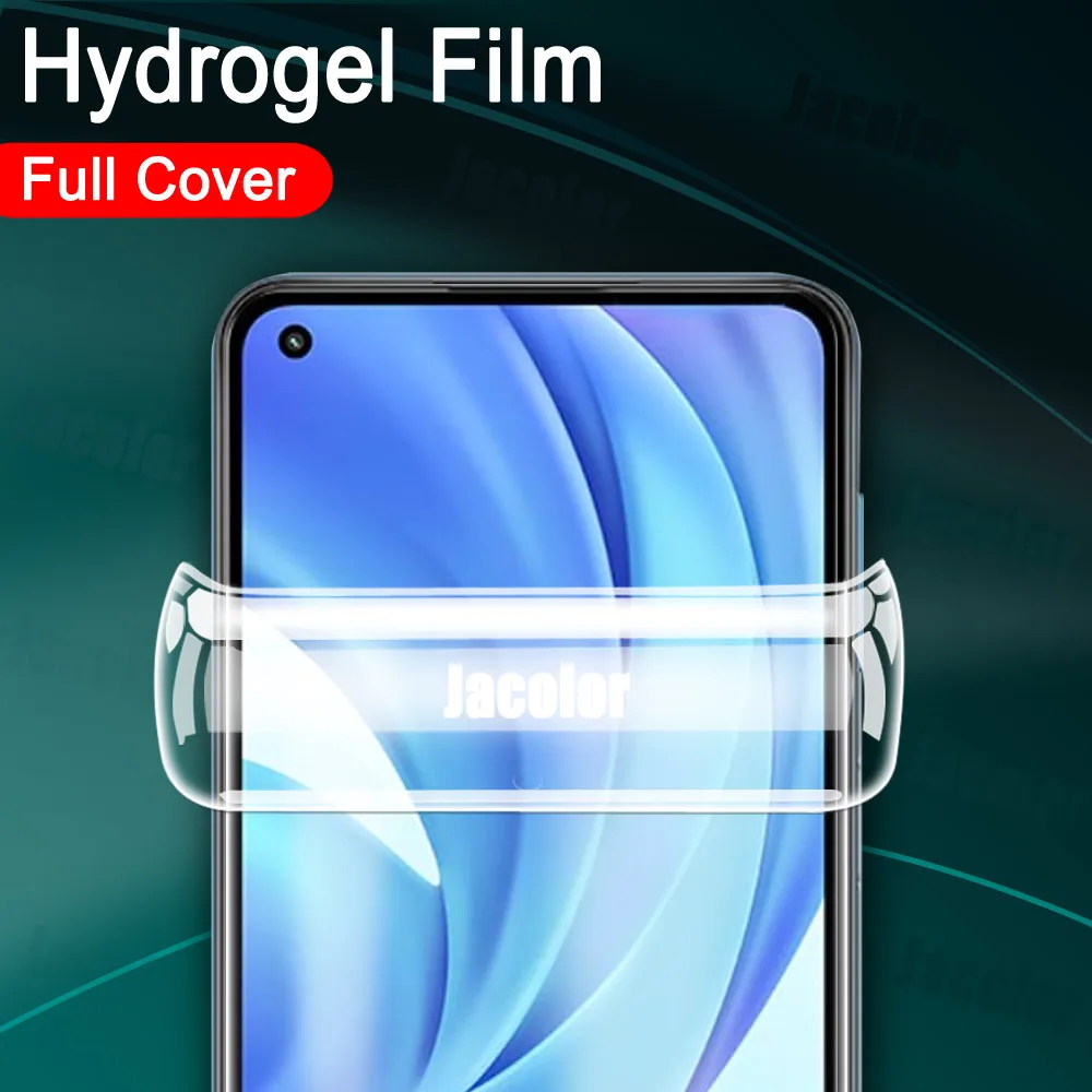 Hydrogel Film For Xiaomi Mi 11 Lite 4G/5G Front Screen+Back Cover+Camera Safety Film 3 in 1 Not Glass 11Lite M2101K9G M2101K9AG