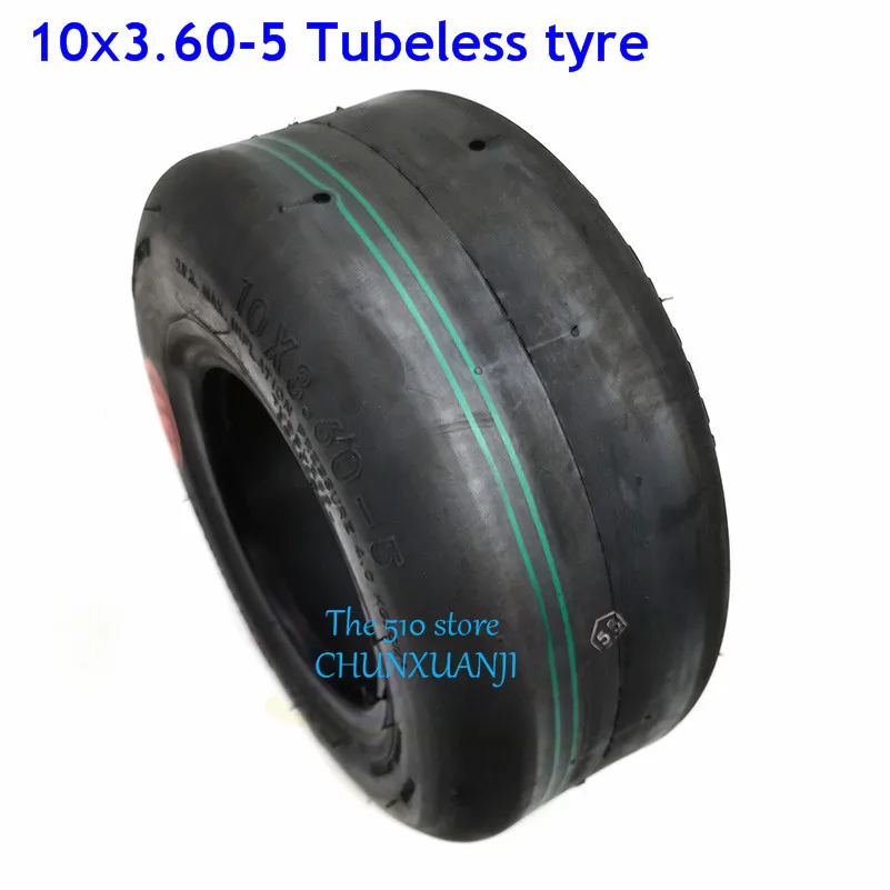 5 Inch 10*3.60-5 KARTING Tyre Wheel DIY Four  GO Kart ATV UTV Buggy Quad 10x3.60-5 Front  Tire