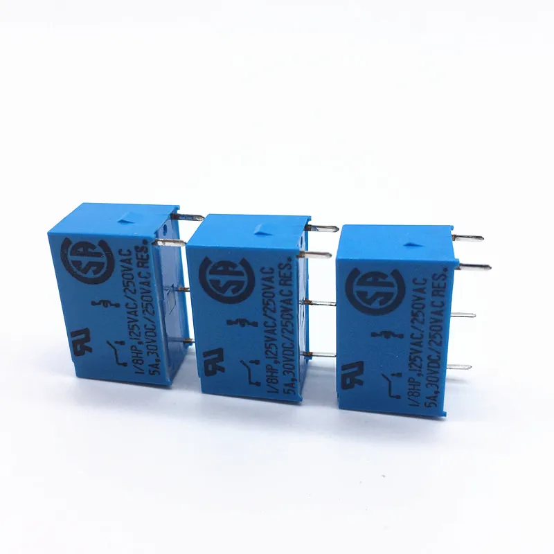 (2PCS) Relay TAKAMISAWA  JY5H-K SPST Power Relay 5VDC.