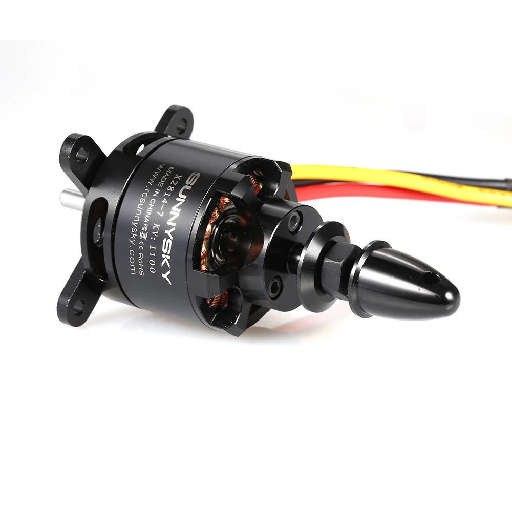 1PC  Original SUNNYSKY X2814 900KV 1000KV 1100KV 1250KV External Rotor Brushless Motor for RC 3D fixed-wing Aircraft  Airplanes