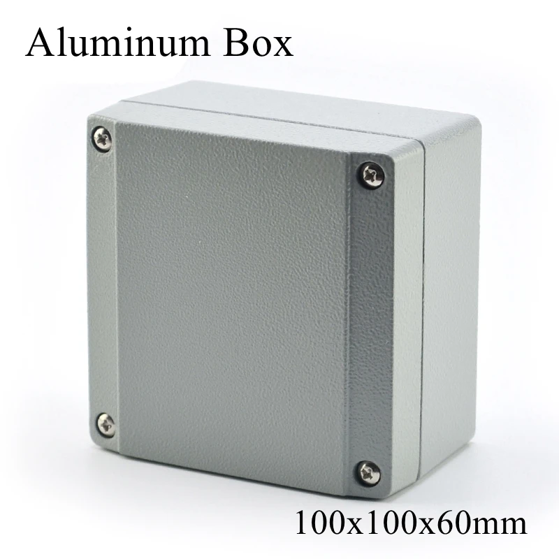 

FA43 100x100x60 мм IP65 водонепроницаемая алюминиевая распределительная коробка Электронный Терминал герметичный литой металлический корпус Чехол-коннектор