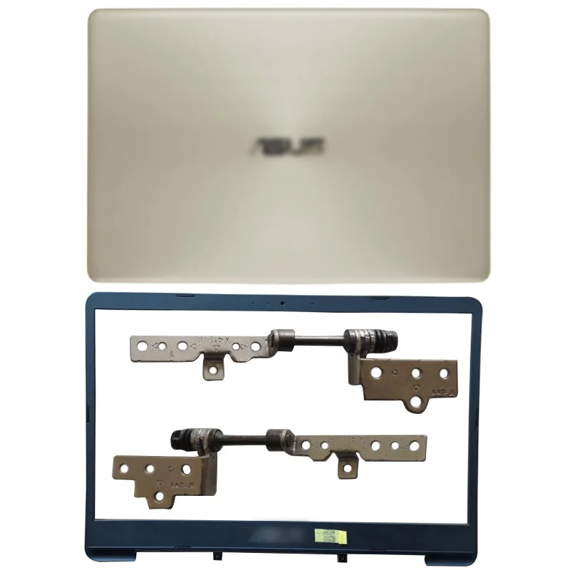 NEW Laptop For ASUS VivoBook X411 X411U UF UN UA Non-Touch Gold Notebook Computer Case Case LCD Back Cover/Front Bezel/Hinges