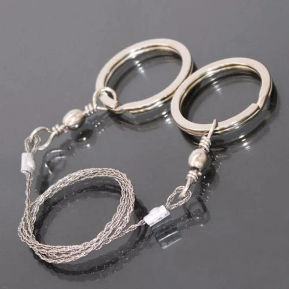 Hand Chain Saw Safety Survival Fretsaw ChainSaw Emergency Outdoor Steel Wire Saw Camping Hunting Kits Pocket Gear