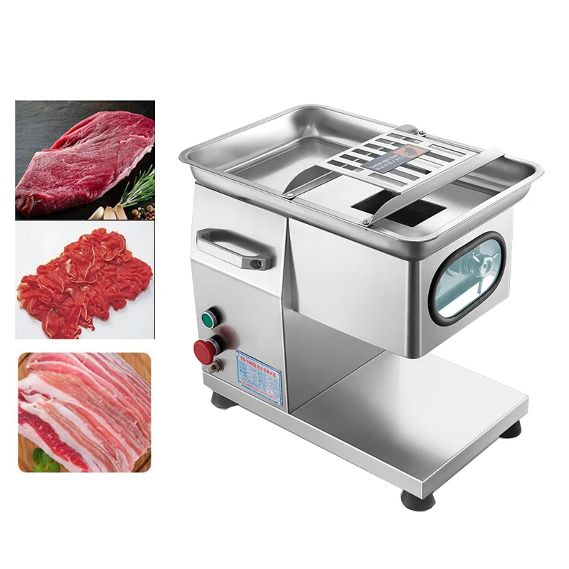 

Most popular Stainless Steel Meat Slicer Fresh beef slicer Fresh Meat Strip Cutter Shredding machine