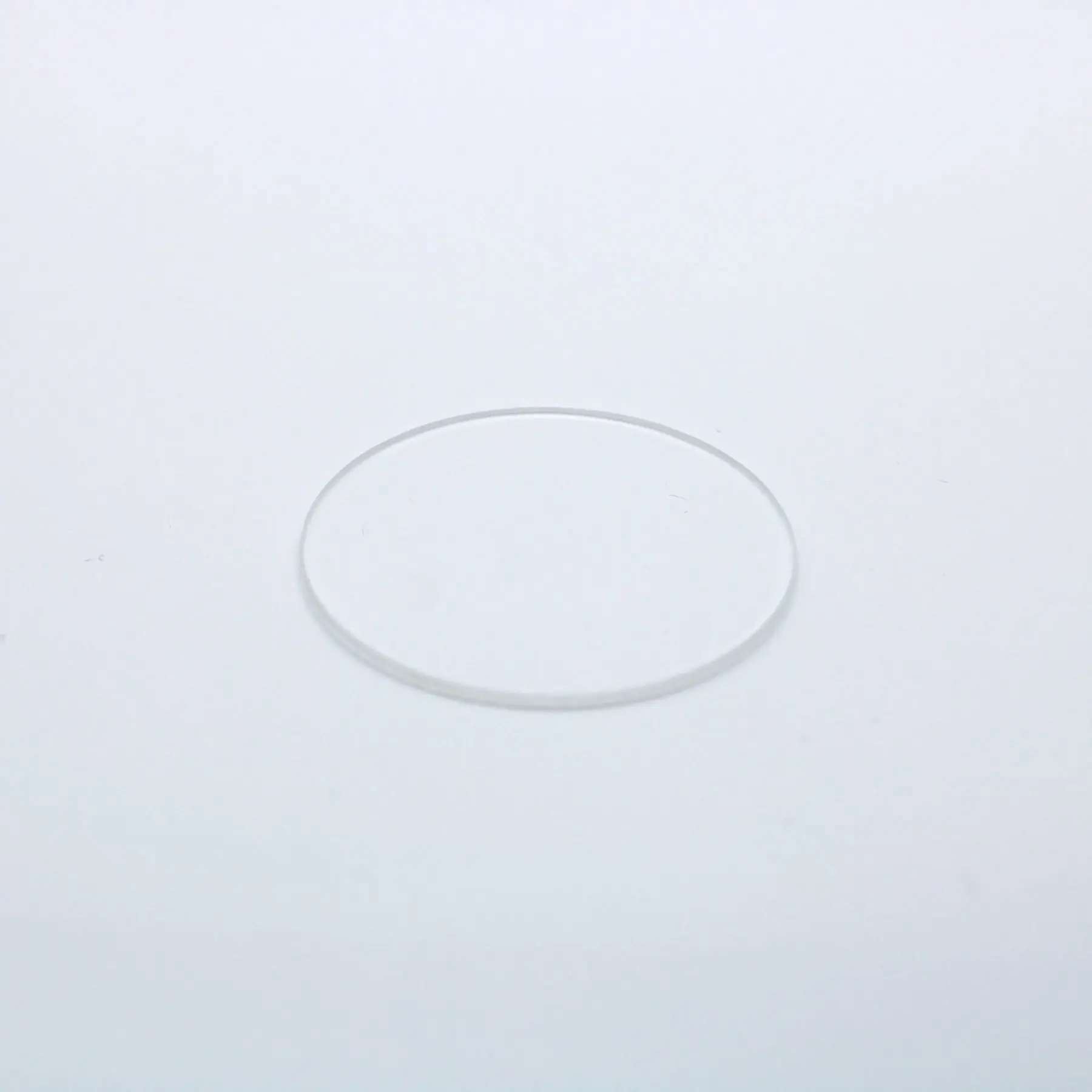 diameter 95mm thickness 9.525mm round quartz glass plate