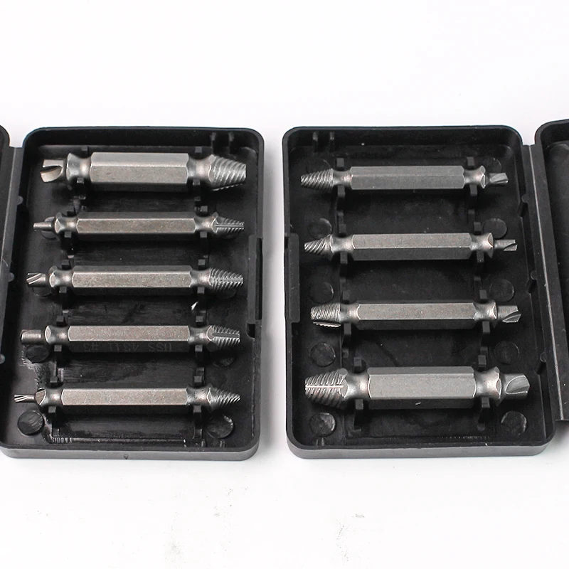 4/5/6 PCS Damaged Screw Extractor  Stripped Broken Screw Bolt Drill Bit Set  Take Out Diamond Drill Bit Remover Extractor Easily