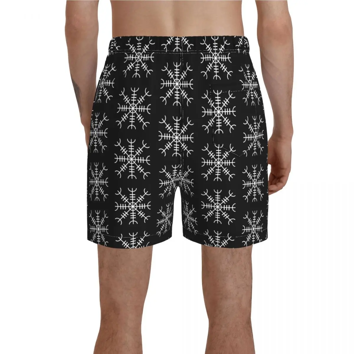 Beach Aegishjalmur Viking Symbol Viking  Odin, Thor, Norse Breathable Quick Dry Funny Sarcastic Hawaii Pants