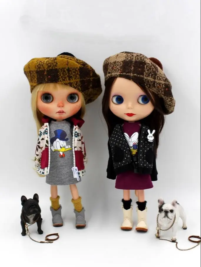 JSB15 Fashion BJD doll clothes Two-piece outfit Pretty suits  Coat with Dress doll Clothing Doll Accessories