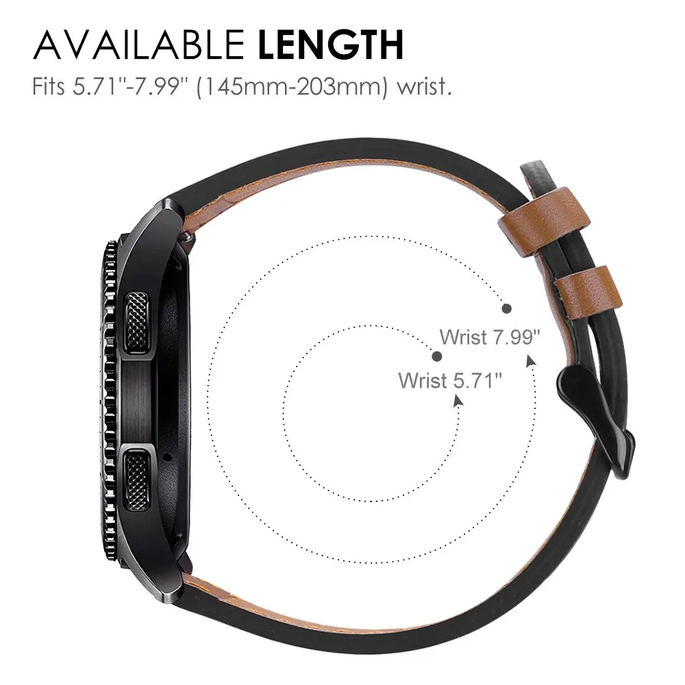 20mm 22mm PU skórzany pasek do zegarka pasek do Haylou LS02 pasek na smartwatcha do paska Ticwatch 2 e Pro E2 S2 pro 4G 2020