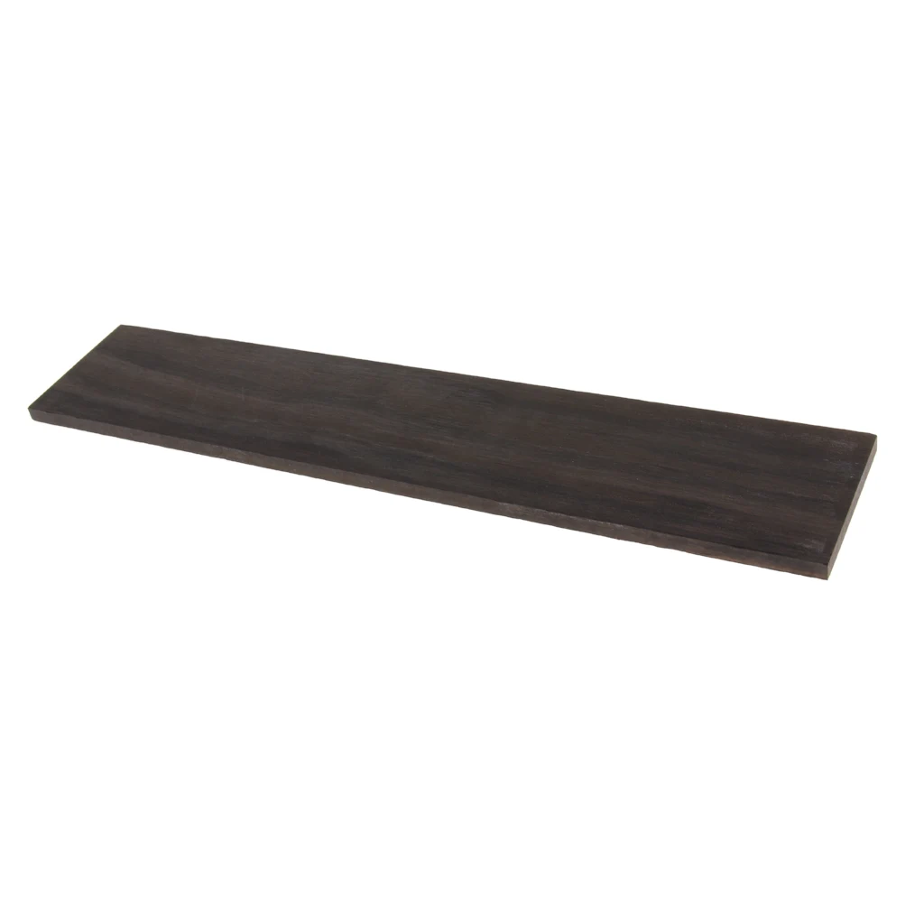 Unfinished Blackwood Fretboard Fingerboard Plate for Ukuleles 4 Strings Guitars Replacement Part