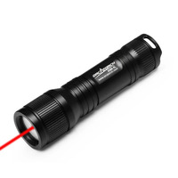 ORCATROCH Scuba Diving D560-RL Red Laser Diving Light Dive Torch Underwater 150-Meter Waterproof Search Night Dive Freediving