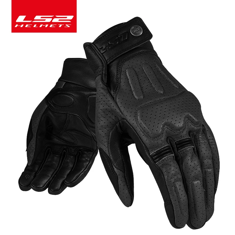 LS2 Gants d'équitation de moto MG-020 gants de protection confortables résistants à l'usure de l'écran tactile de la moto