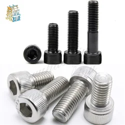50 Pc M1.4 M1.6 M2.5 M3 304 A2 Black Stainless Steel 12.9 Din 912 Hexagonal Hollow Hexagonal Screw L=2-30mm