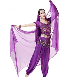 Belly Dance Accessories Scarf Shawl Light Texture Rectangle Veils Professional Women Belly Dance Chiffon Veil (250cm x 120cm)