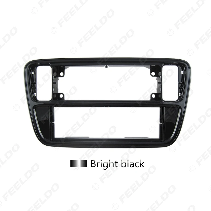 FEELDO Car 1DIN Radio Fascia Frame For VOLKSWAGEN UP Skoda Citigo Seat Stereo Plate Panel Frame Dash Installation Bezel Kit