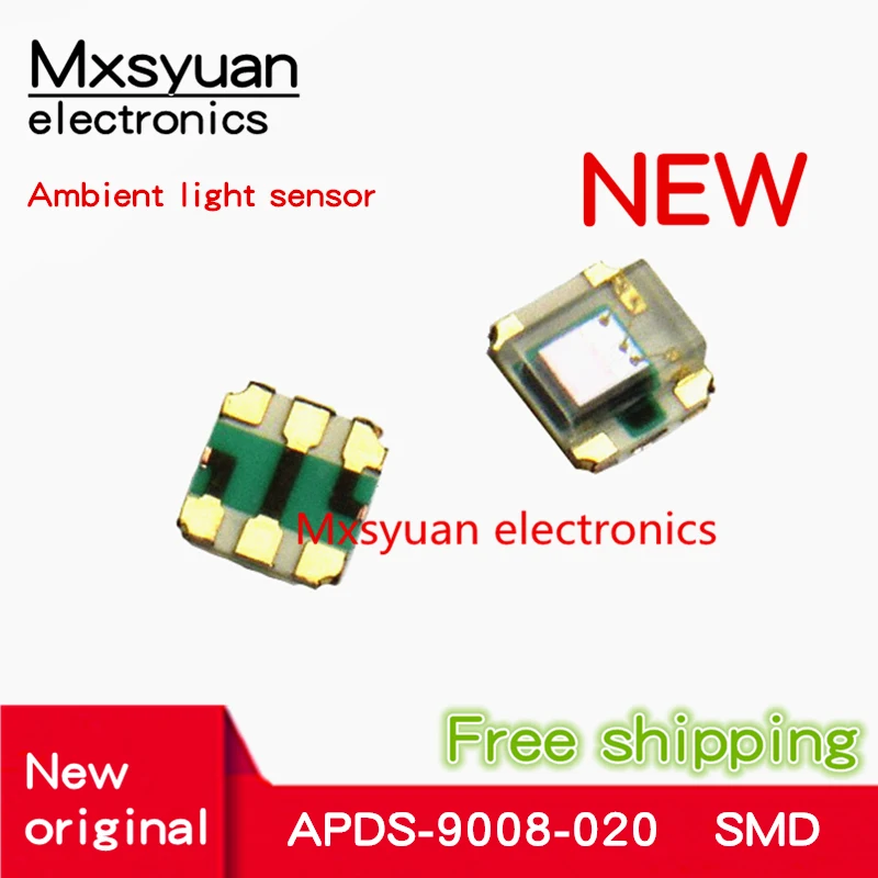 10 pçs ~ 100 pçs/lote APDS-9008-020 APDS-9008 apds9008020 apds9008 miniatura superfície-montagem sensor de foto luz ambiente SMD-6