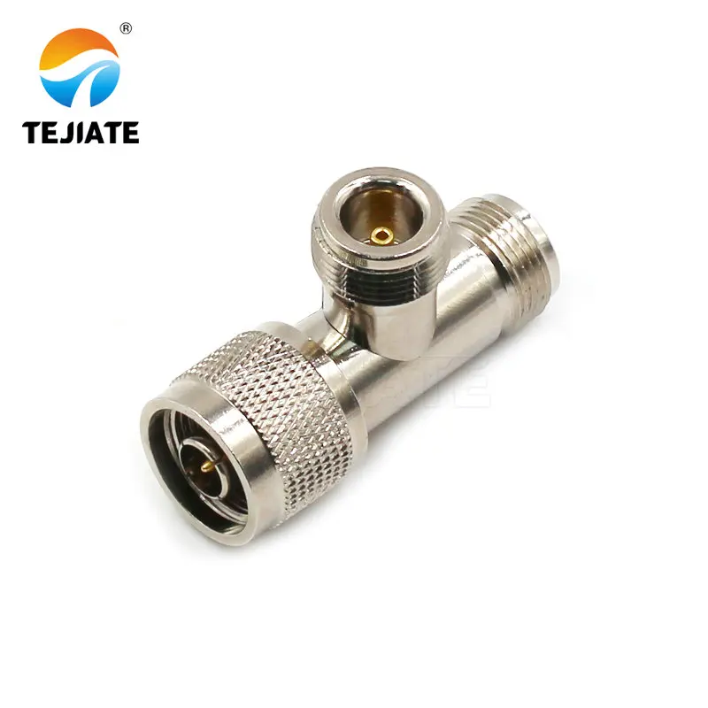 Adaptador de N-KKY-KKW-KKK-JKK de doble vía, cabezal hembra de tres vías, hembra/macho a hembra, tipo N/F, 1 unidad