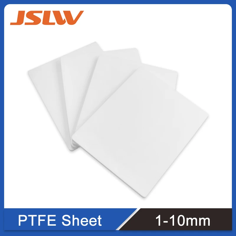 100% reine Dicke 1/2/3/4/5/6/8/10*200*200MM PTFE Blatt PTFE Platte PTFE Bord Block Polytef Platte Anti-Korrosion