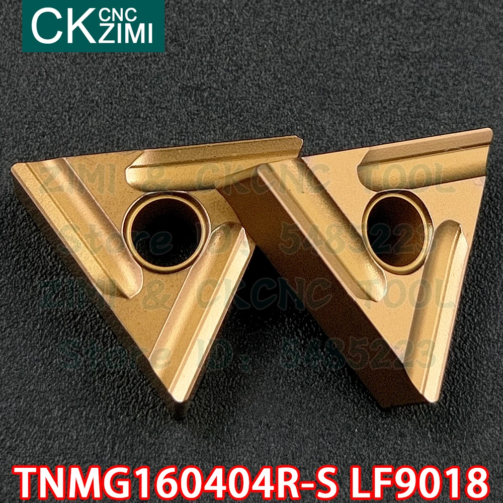 TNMG160404R-S LF9018 TNMG 160404R S LF9018 كربيد الشق الداخلية الخارجية تحول إدراج آلة خرط تعمل بالتحكم الرقمي بواسطة الحاسوب أدوات تقطيع للصلب