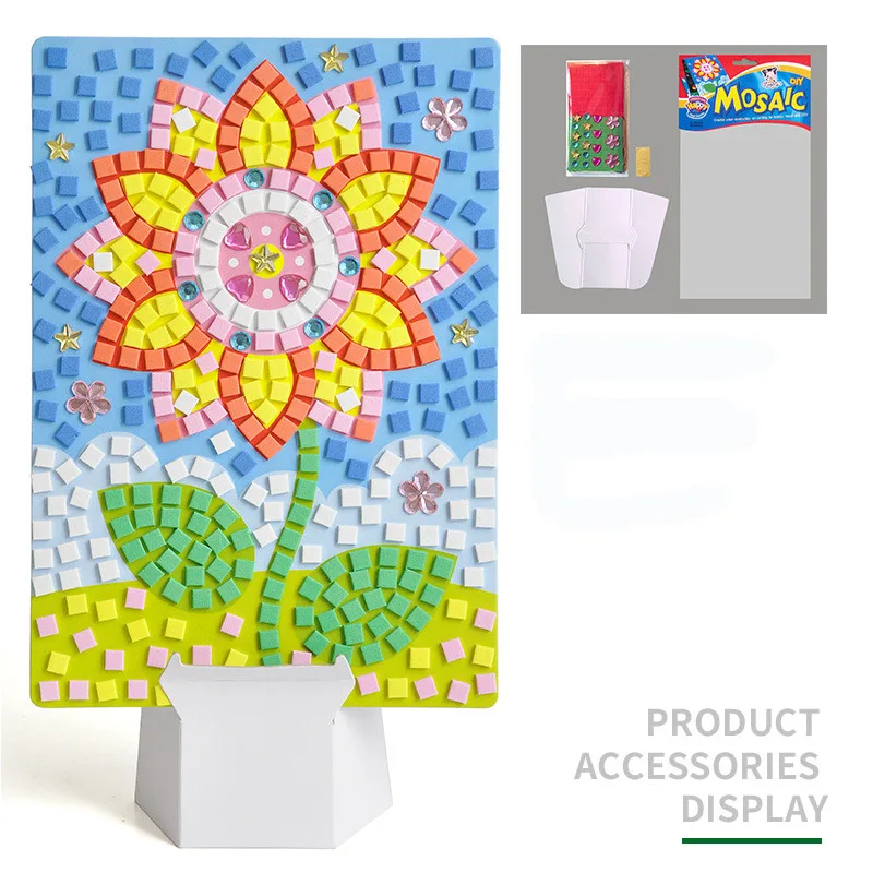 Mosaik Kristall Aufkleber Handwerk DIY Spielzeug für Kinder Kinder Diamant Malerei Kindergarten pädagogische Kunst Handwerk Mädchen Geschenk