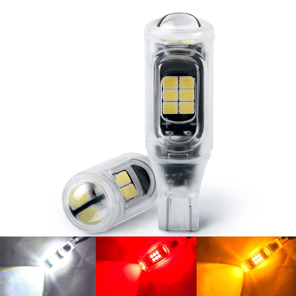 2PCS W16W LED T15 CANBUS Car Backup Reserve Lights Bulb Tail Lamp for Lada Granta Niva Priora Kalina Xray Vesta T10