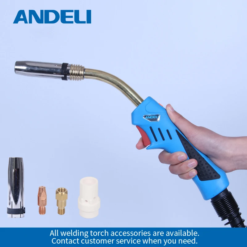 ANDELI Mig Welding Machine Accessories 3M Binzel 36KD MIG Torch Weld Torch with Europ Connector for Mig Welding Machine