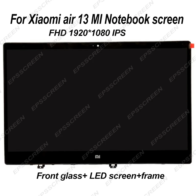Tela do Portátil para Xiaomi mi Notebook Air 13 13.3 Display Lcd Monitor Fosco Fhd Edp 30 Pinos de Vidro Ips Led Lq133m1jw15