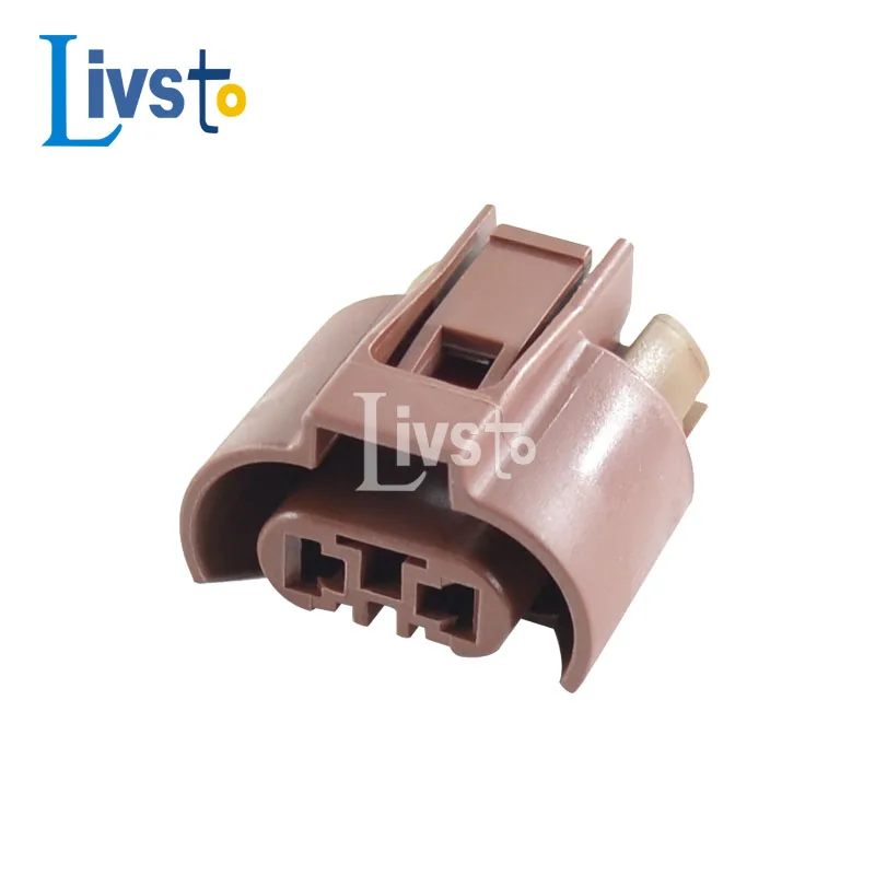 5 Sets 2 Pin Automobile Female Wiring Connector For Toyota Corolla 9006 Low Beam/Golf 6 Fog Lamp Plug DJ7029W-2.8-21