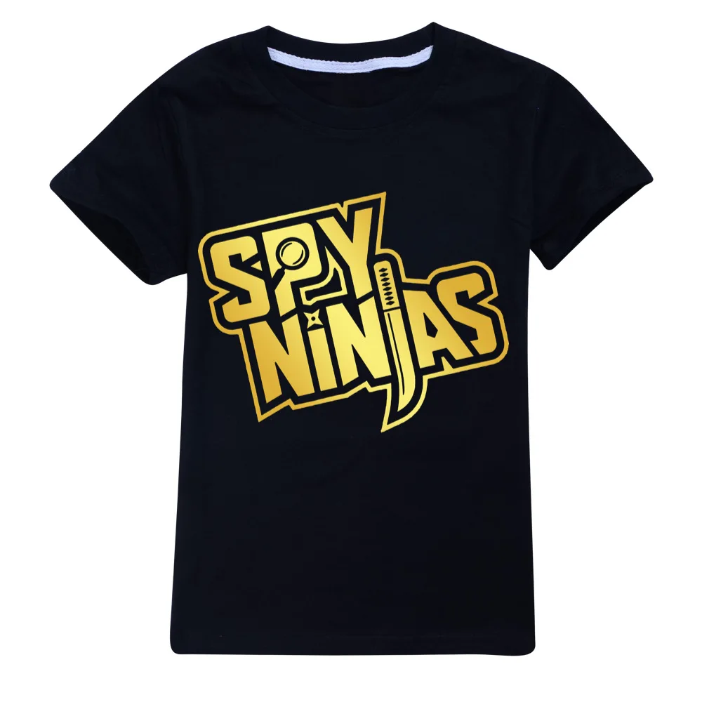 New Summer SPY NINJA Printed Children Cartoon T Shirt Kids T-shirt Toddler Boys Girls Short Sleeves Anime Tshirt O-neck Tops