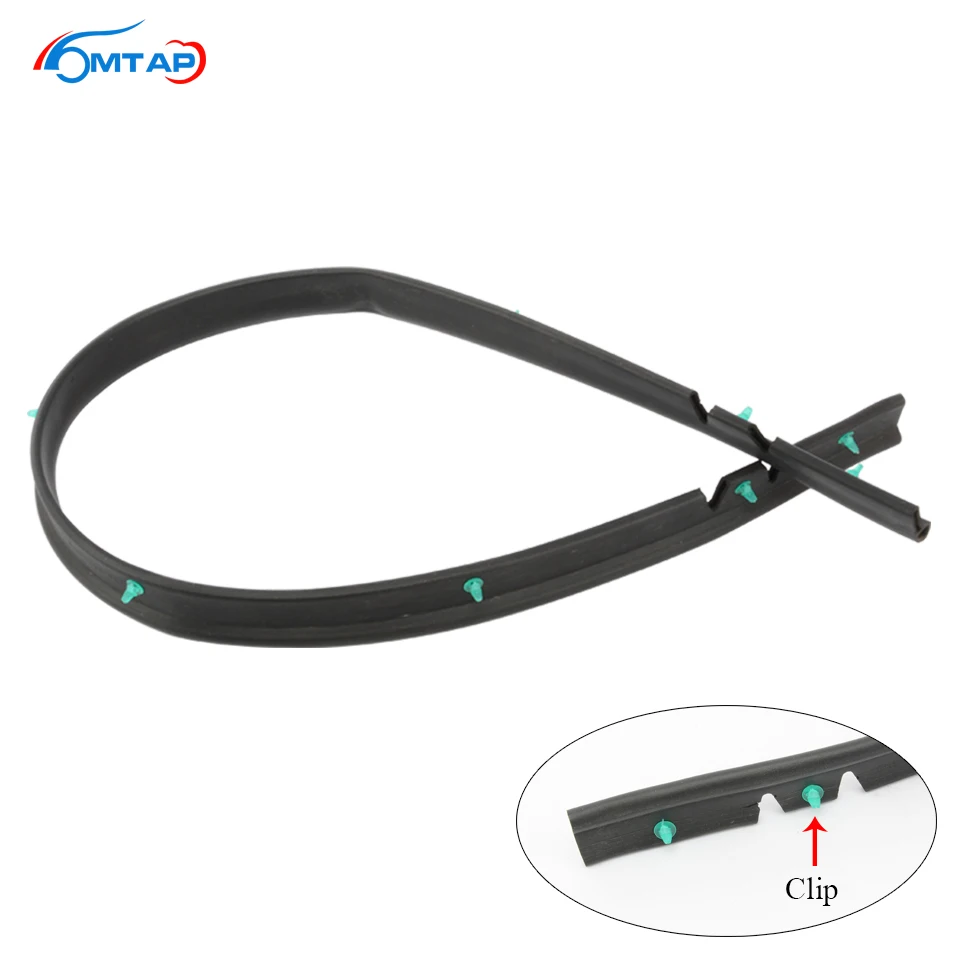 MTAP Car Hood Rubber Seal Dust Sealing Wheather Strip For Honda Jazz Fit GD 2003-2008 OEM:74142-SAA-000