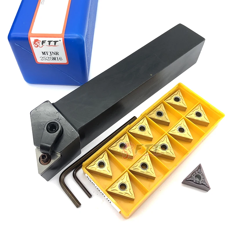 1 個 MTJNR2525M16 旋削工具ホルダー MTJNR 150 ミリメートル 93 度 11 個 TNMG160408 超硬チップ旋盤切削工具セット