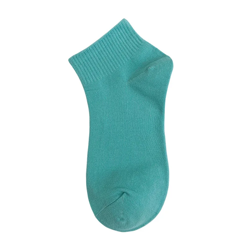 20Pcs=10Pairs Socks For Wholesale Solid Color Soft Breathable Womens Cotton Socks Pack Spring Summer Japanese Harajuku Sock Set