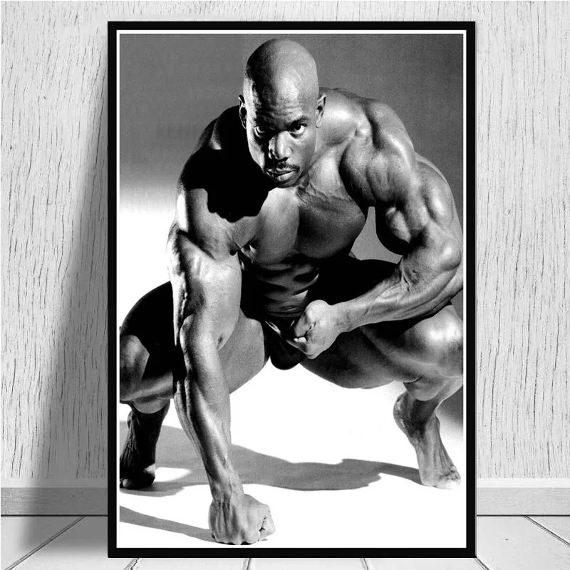 Ronnie Coleman Fitness GYM Sport Star Muscle Man Oil Canvas Painting Poster Prints Wall Art Pictures Living Room Home Decoration