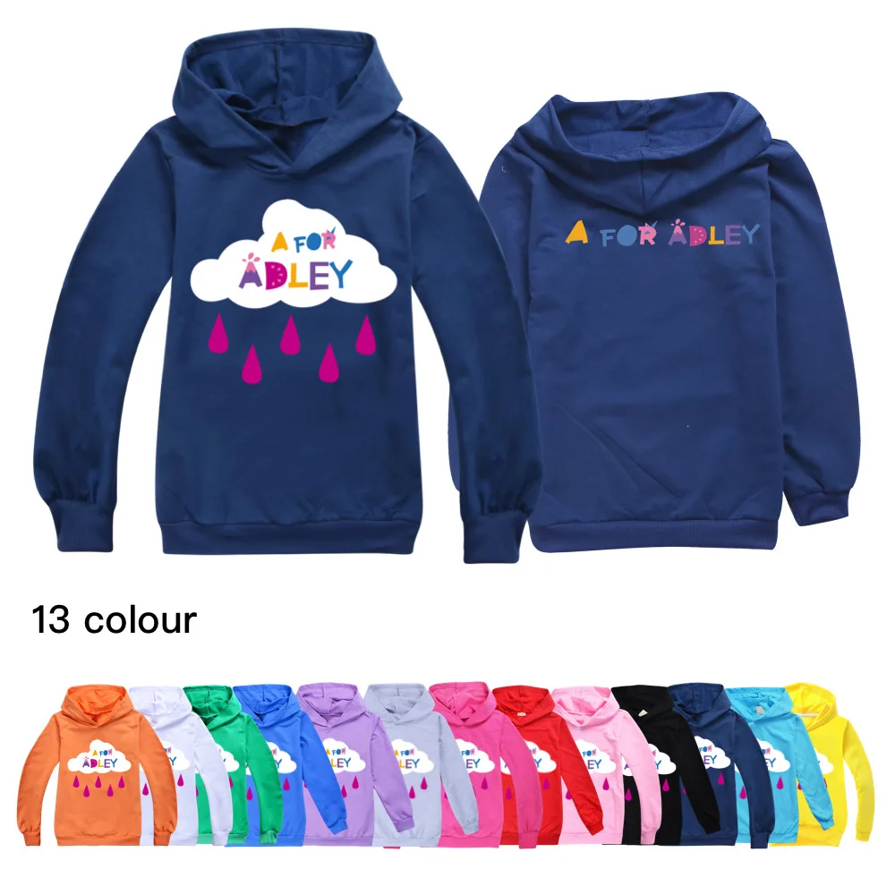 

New Kids Hoodie A for Adley Gamer Sweatshirts Kids Tops Hoody T shirts Boys girls Cartoon Pullover Hoodies Long Sleeve Clothing