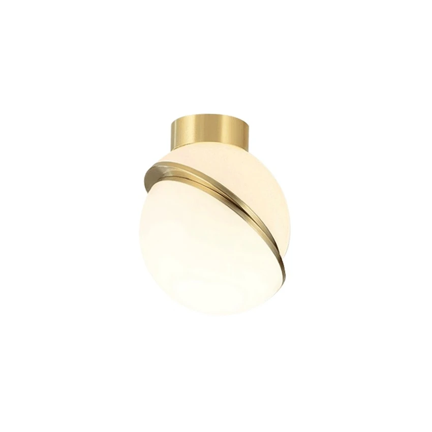 British Design Crescent Acrylic Ceiling Lights Bedroom Crescent Shape Ball Ceiling Lamps Living Room