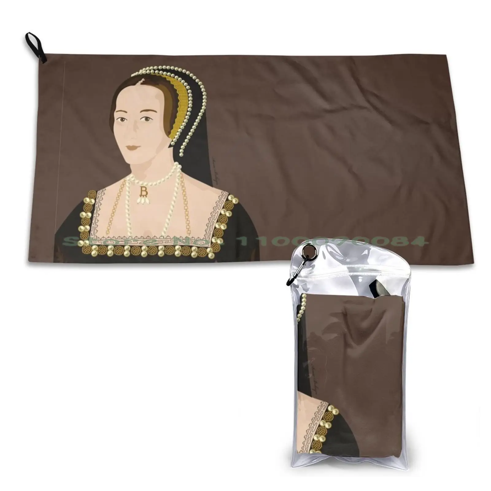 Anne Boleyn , Henry Viii's Second Wife , Beheaded Quick Dry Towel Gym Sports Bath Portable Anne Boleyn Henry Viii Beheaded