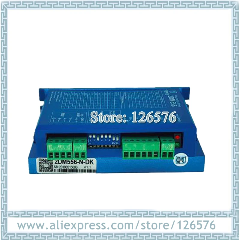 

Гибридный 2-фазный Драйвер шагового двигателя JMC 2DM556 2DM556-N-DK 20-60VDC 5.6A, шаговый драйвер