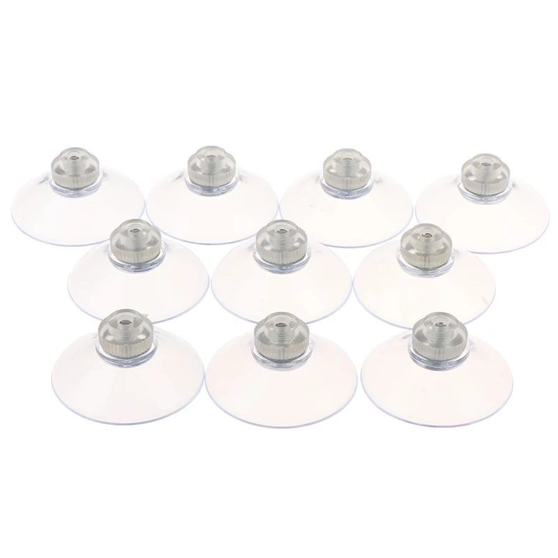 10Pcs 40mm 흡입 컵 나사 M4, M5 가정용 도구 액세서리 흡입 컵 후크 욕실 주방 액세서리
