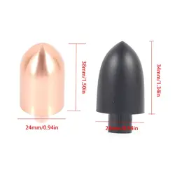 Speaker Dust Cover Repair Parts 38mm*24mm Bullet Speaker Dust Cap Aluminum Loudspeaker Accessories Good quality New Arrivals 2pc