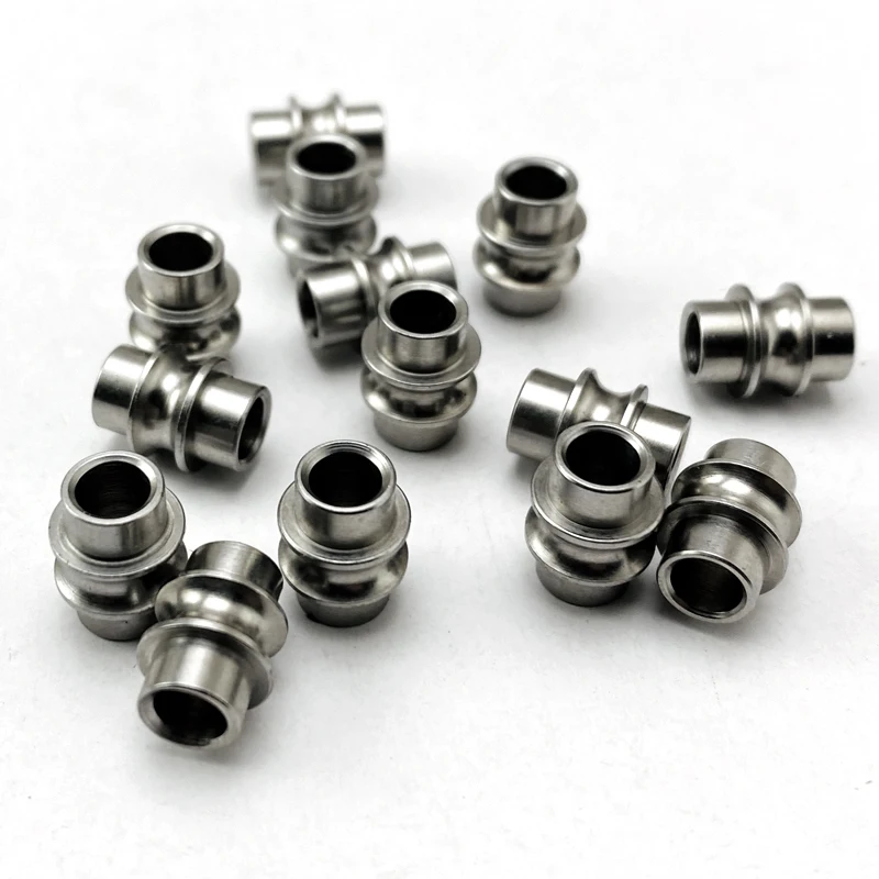 8 ชิ้น 303 สแตนเลสมีดพับเชือกหางหลอดสกรูสําหรับ DIY มีดพับสกรูอุปกรณ์เสริม