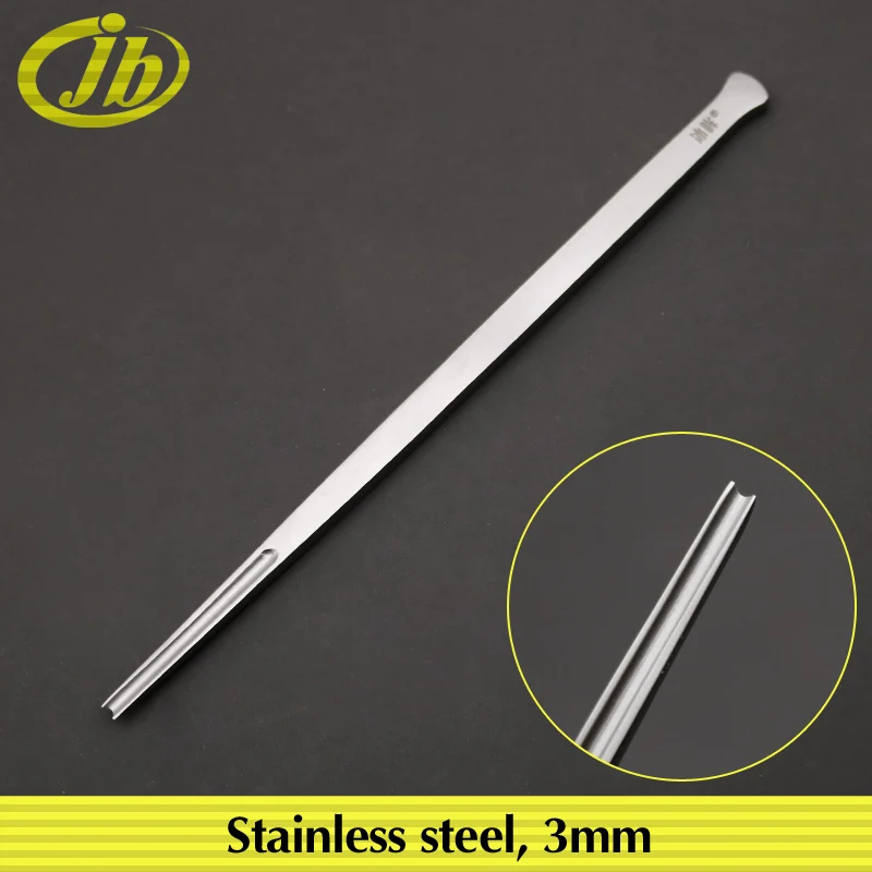 Bone knife 2/3/4mm stainless steel 15cm flat handle surgical operating instrument razor sharp bone chisel