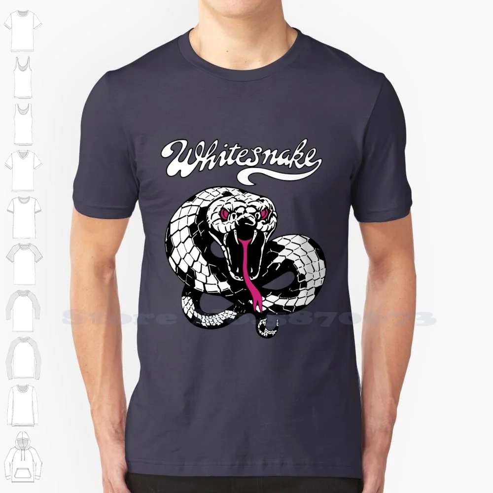 Whitesnake White Tour 2020 Dinari 100% Cotton T-Shirt Whitesnake White Tour 2020 Dinari