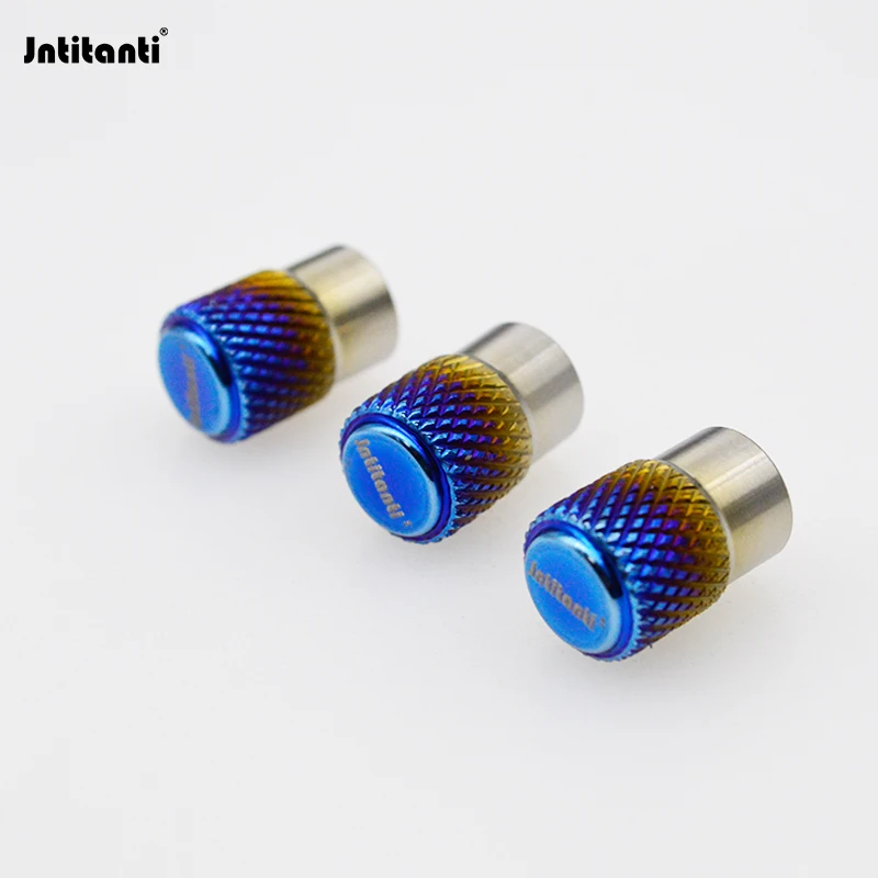 Jntitanti  Gr5 titanium Car Tire Valve Stem Cover (4pcs) Auto Spare Part Tire valve cap valve stem cap