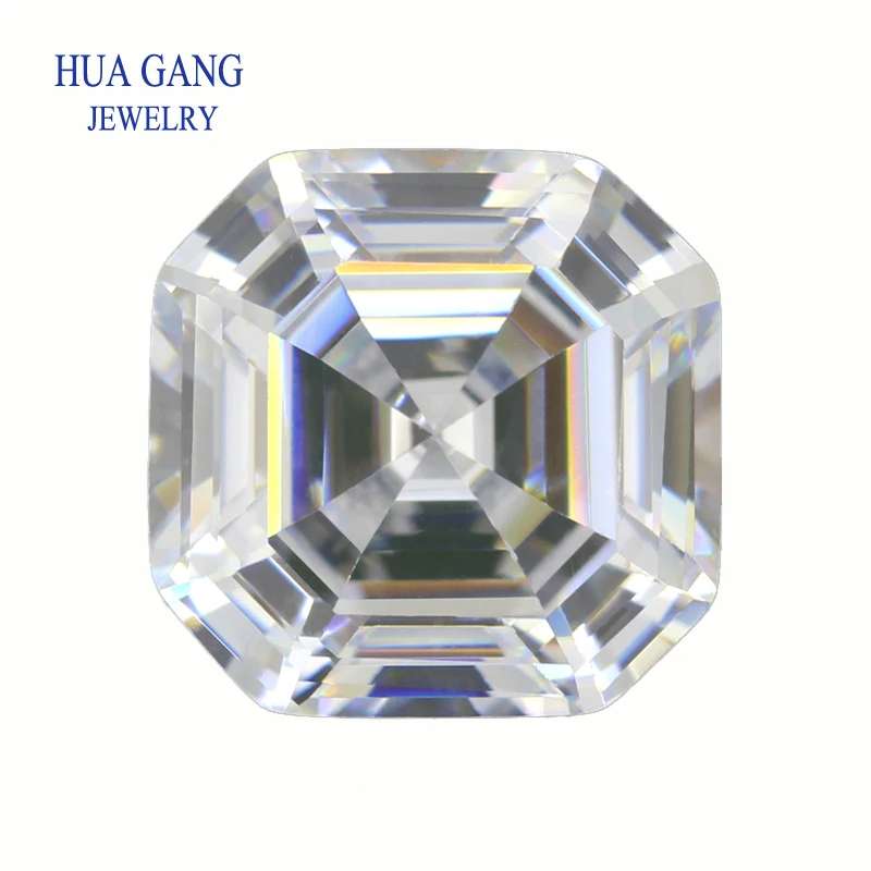 

Square Shape Emerald Cut Loose CZ Stone 4MM AAAAA White Synthetic Gems Cubic Zirconia For Jewelry