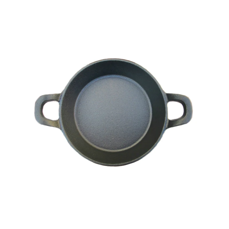 16cm Mini Kitchen Cooking Pan Cast Iron Omelette Barbecue Baking Deepening Pizza Tray Egg Frying Pan