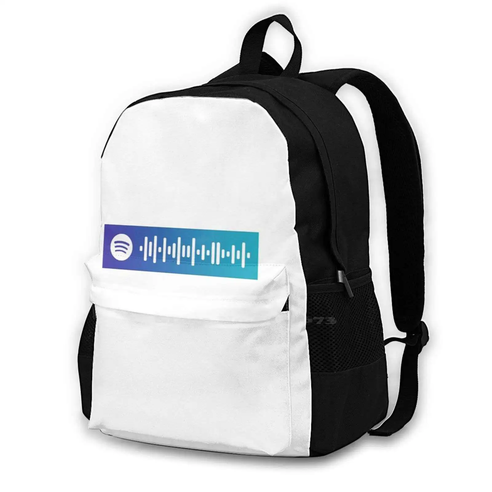 The Spotify Code School Bag Big Capacity Backpack Laptop 15 Inch Spotify Code Spotify Code The Spotify Code Spotify Spotify