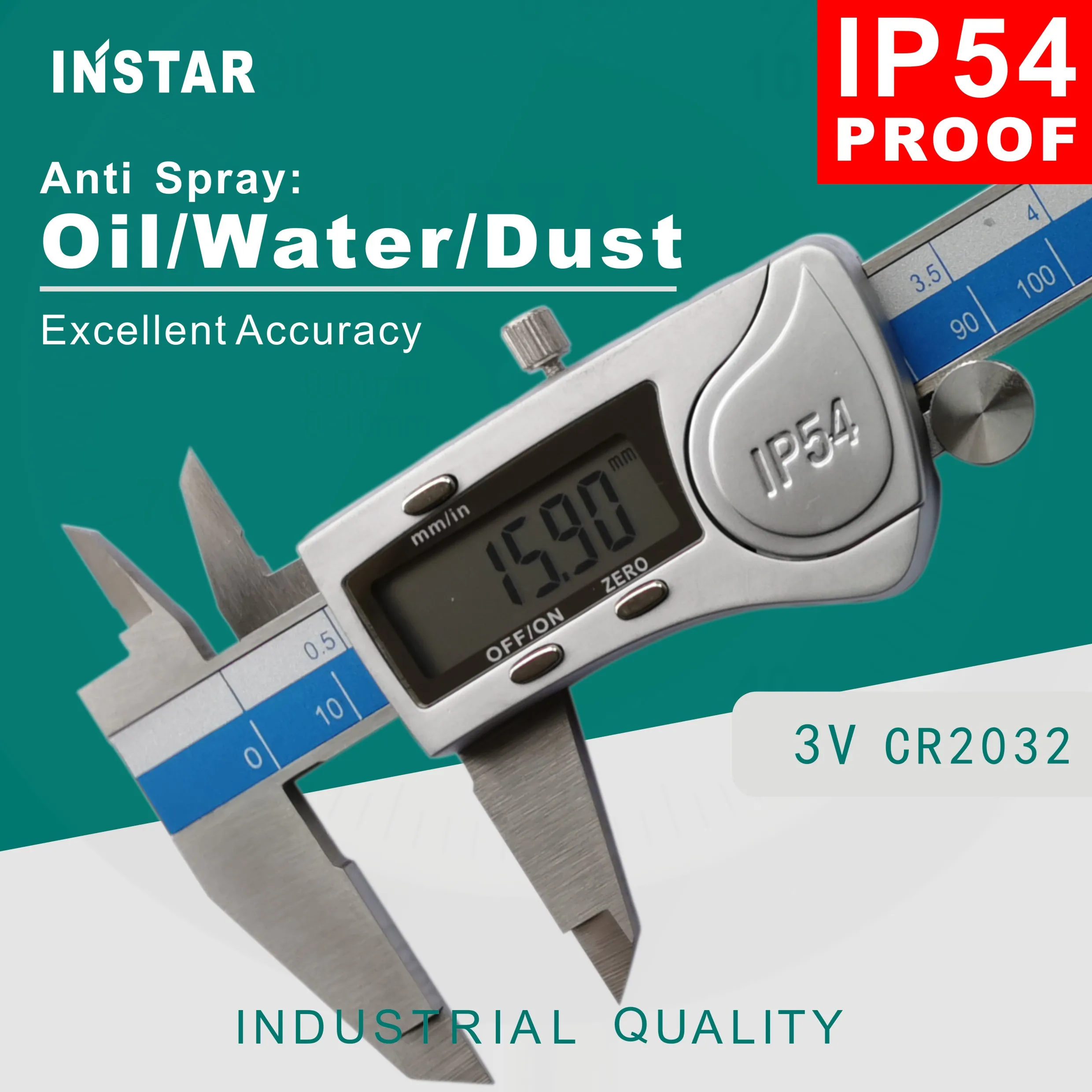 INSTAR Electronic Vernier Caliper IP67 Absolute Origin Coolant Proof 0-150mm/6\