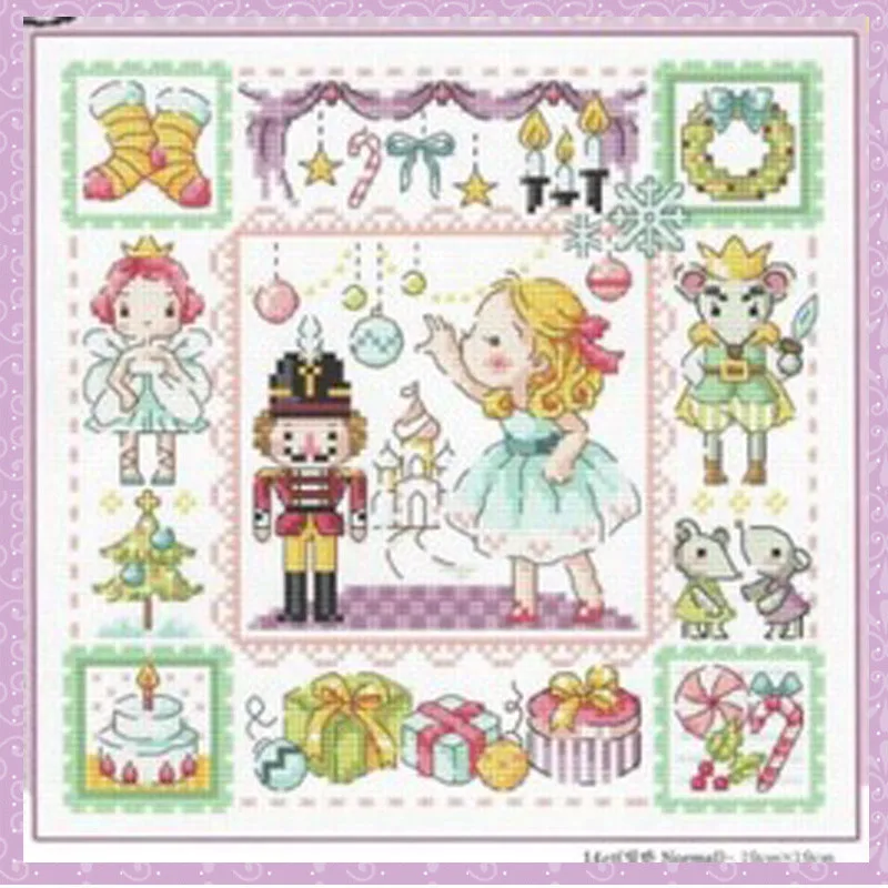 SO3217 koreański miłość Mini Cartoon pakiet Craft Stitch Cross Stitch robótki haftowanie rękodzieło haft krzyżykowy zestawy prezent