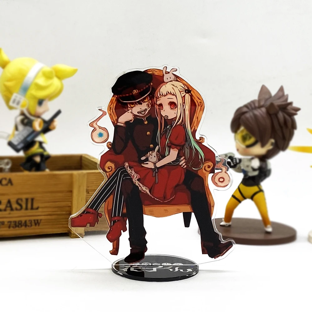 Toilet Jibaku Shounen Hanako-kun Nene couple acrylic stand figure model plate holder cake topper game Japanese